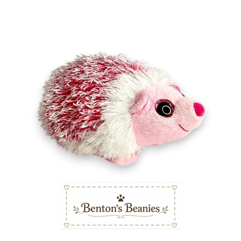 Mrs. Prickly the Hedgehog Ty Beanie Baby | Rosy Garden Pal | Mint Heart Tag