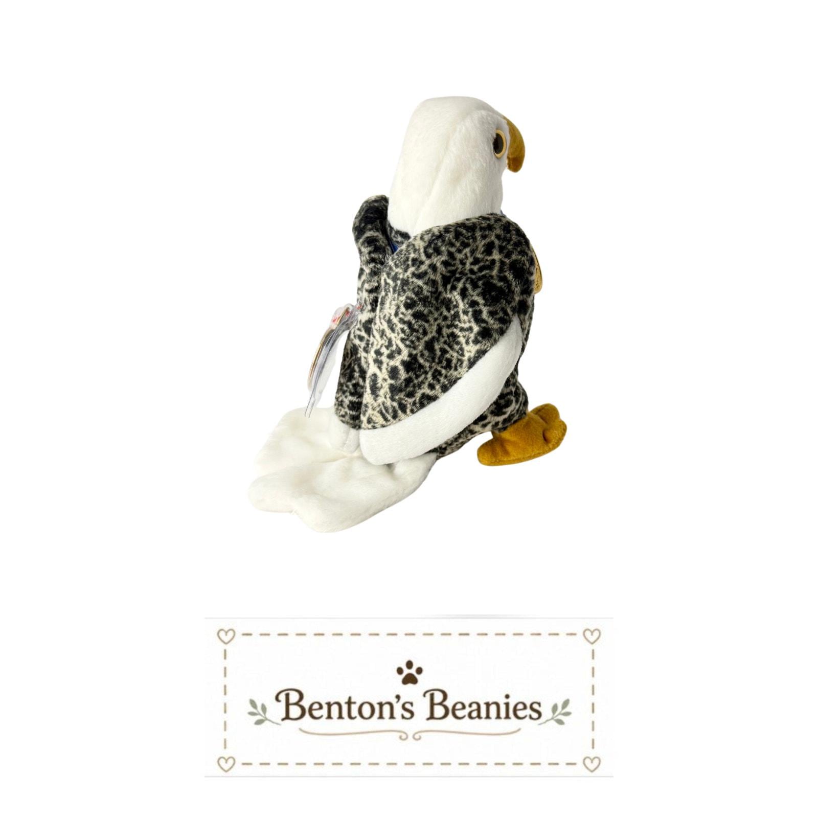 Valor the Eagle TY Beanie Baby | Mint Heart & Tush Tag