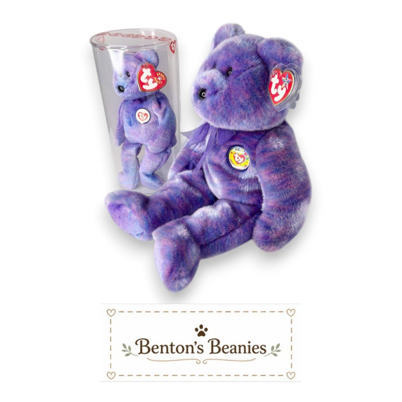Clubby III Ty Beanie Baby & Buddy Set | Heritage Keepsake | Mint Heart Tags