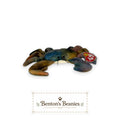 Claude the Crab TY Beanie Baby | Mint Heart & Tush Tag
