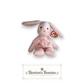 Hoppity the Pink Rabbit Ty Beanie Baby | Springtime Hopper | Mint Heart Tag