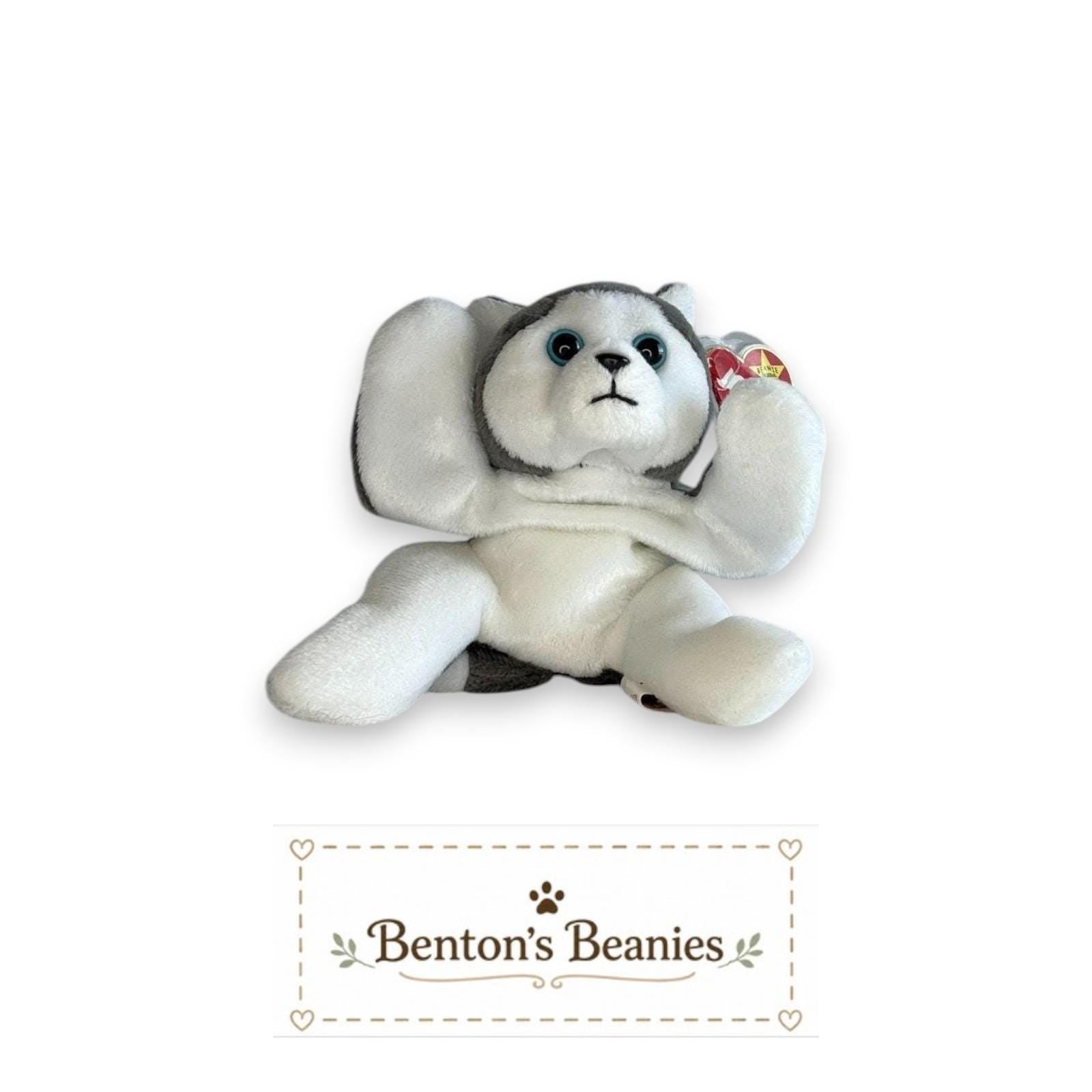 Nanook the Dog TY Beanie Baby | Mint Heart & Tush Tag