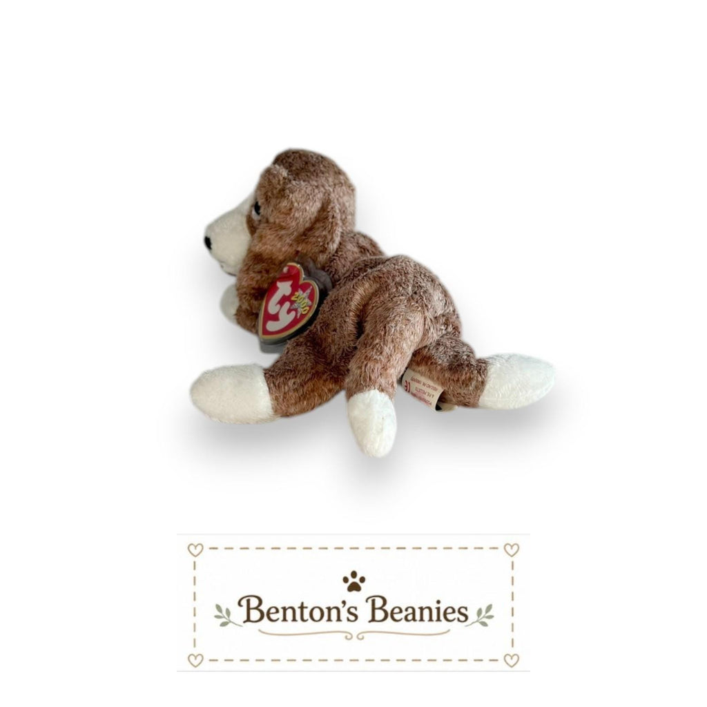 Sniffer the Beagle TY Beanie Baby | Mint Heart & Tush Tag
