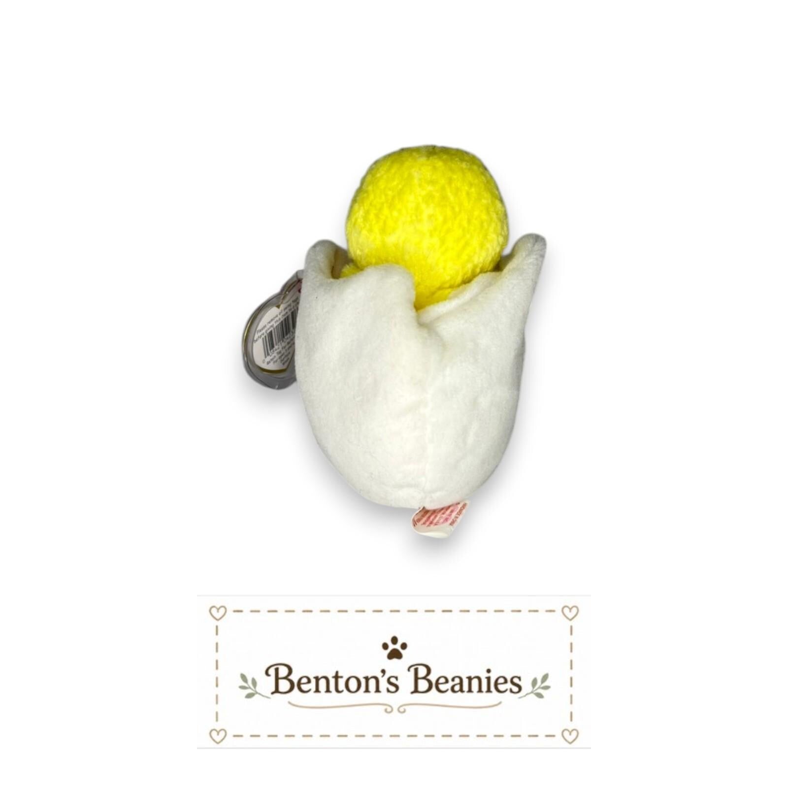 Eggbert the Egg/Chick TY Beanie Baby | Mint Heart & Tush Tag