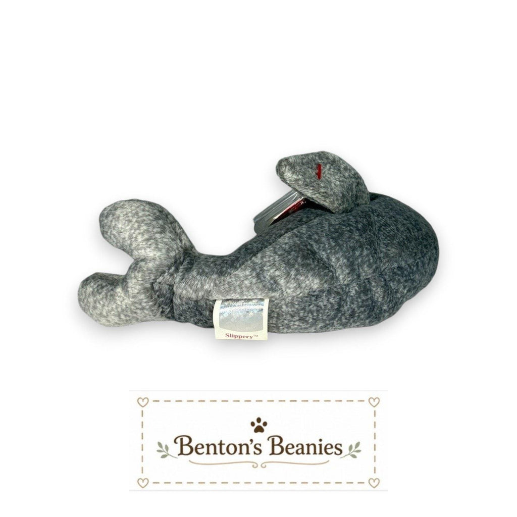 Slippery the Seal TY Beanie Baby | Mint Heart & Tush Tag