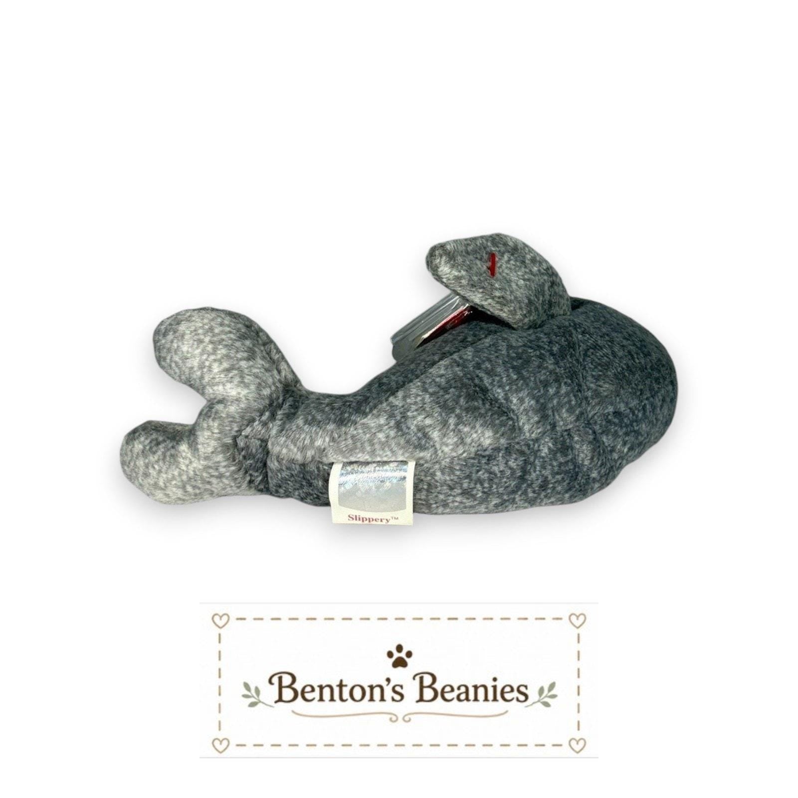 Slippery the Seal TY Beanie Baby | Mint Heart & Tush Tag