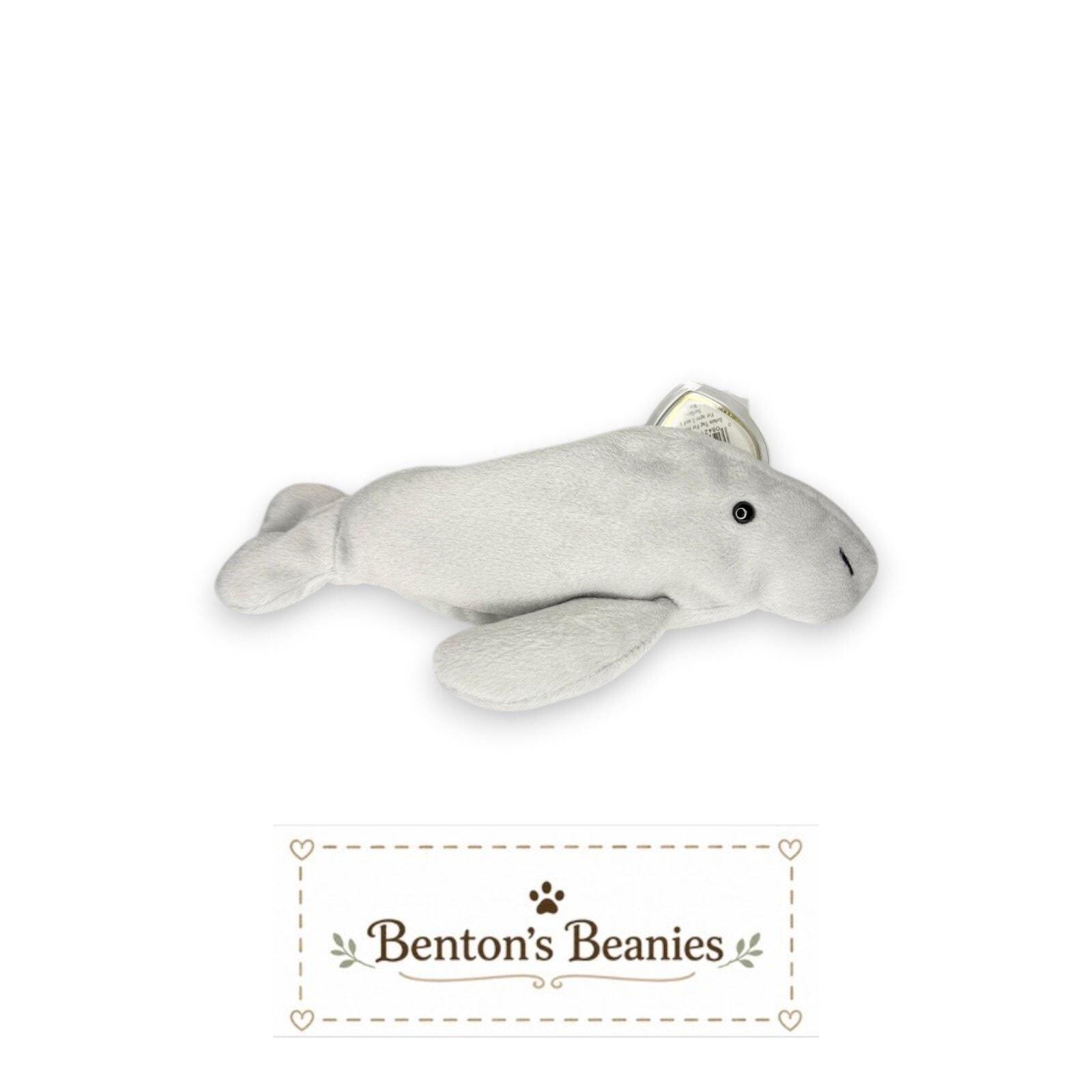 Manny the Manatee TY Beanie Baby | Mint Heart & Tush Tag