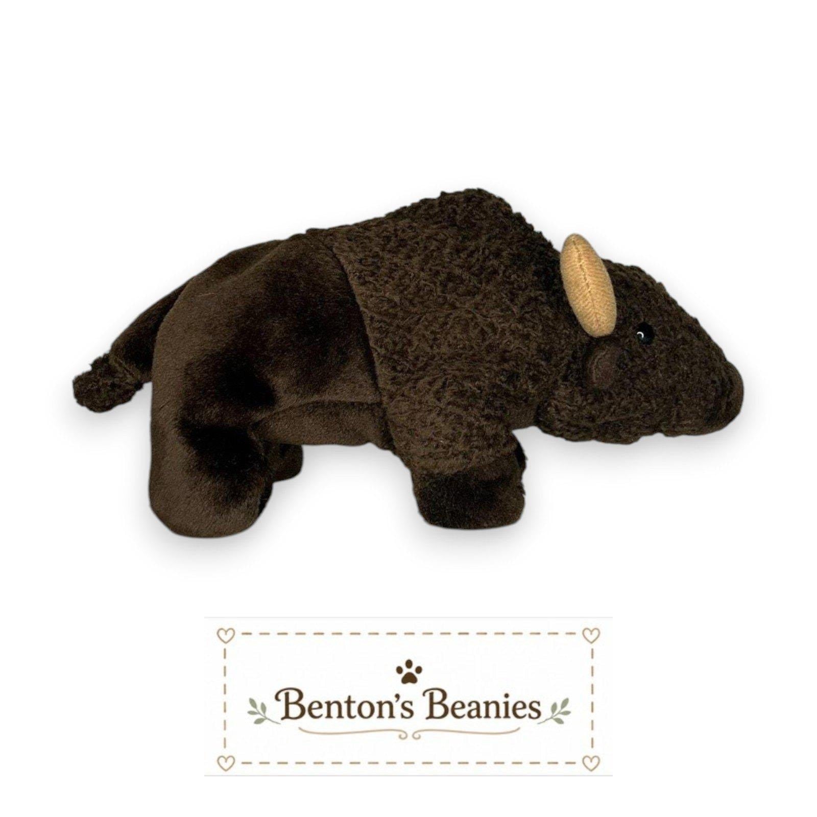 Roam the Buffalo TY Beanie Baby | Mint Heart & Tush Tag