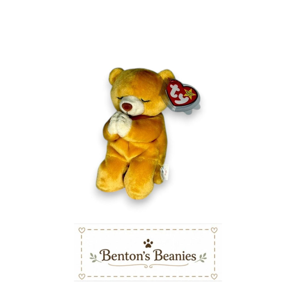 Hope the Bear TY Beanie Baby | Mint Heart & Tush Tag