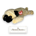 Pugsly the Pug TY Beanie Buddy | Mint Tags