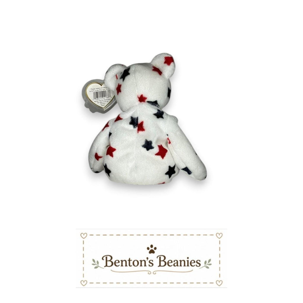 Glory the Bear TY Beanie Baby | Mint Heart & Tush Tag