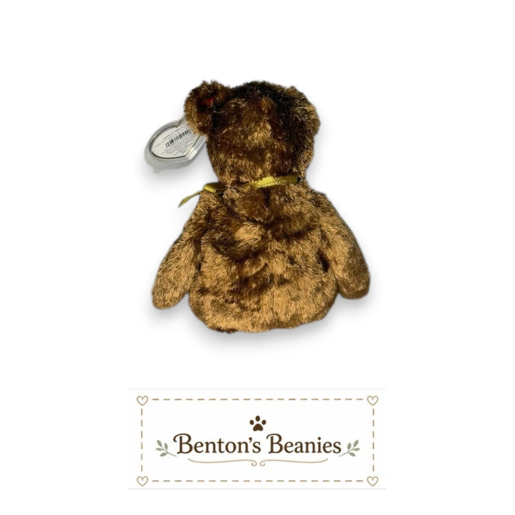 Champion the England Bear TY Beanie Baby | Mint Heart & Tush Tag