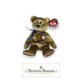 Clubby III the Bear TY Beanie Baby | Mint Heart/Tush Tag