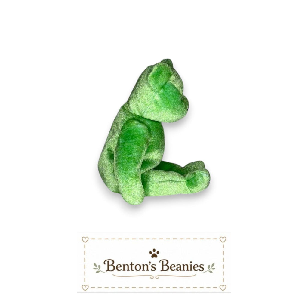 Kicks the Soccer Bear TY Beanie Baby | Mint Heart & Tush Tag