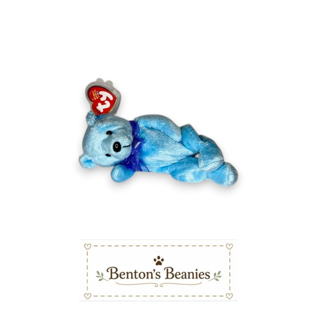 Lani the Bear TY Beanie Baby | Mint Heart & Tush Tag