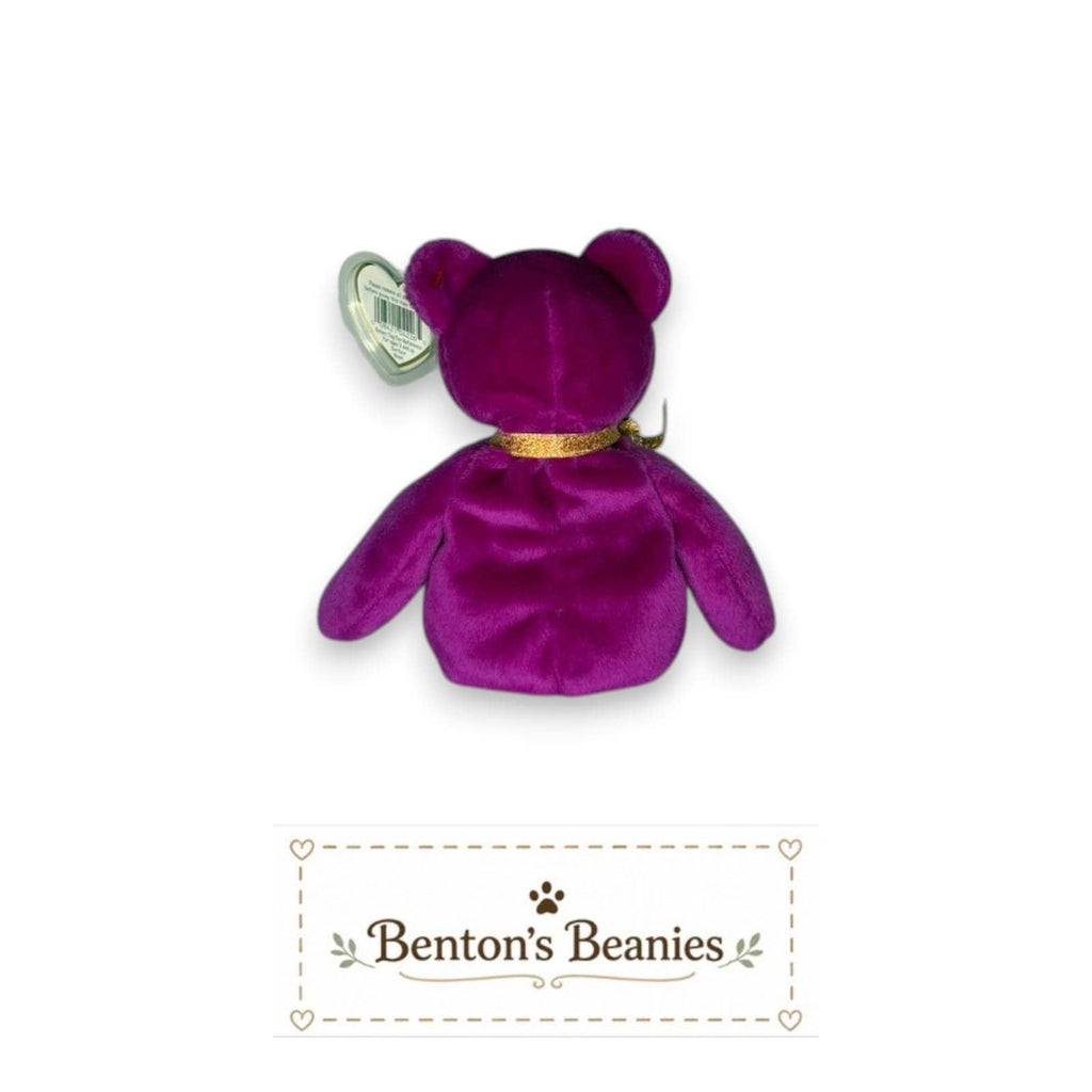 Millennium the Bear TY Beanie Baby | Mint Heart & Tush Tag