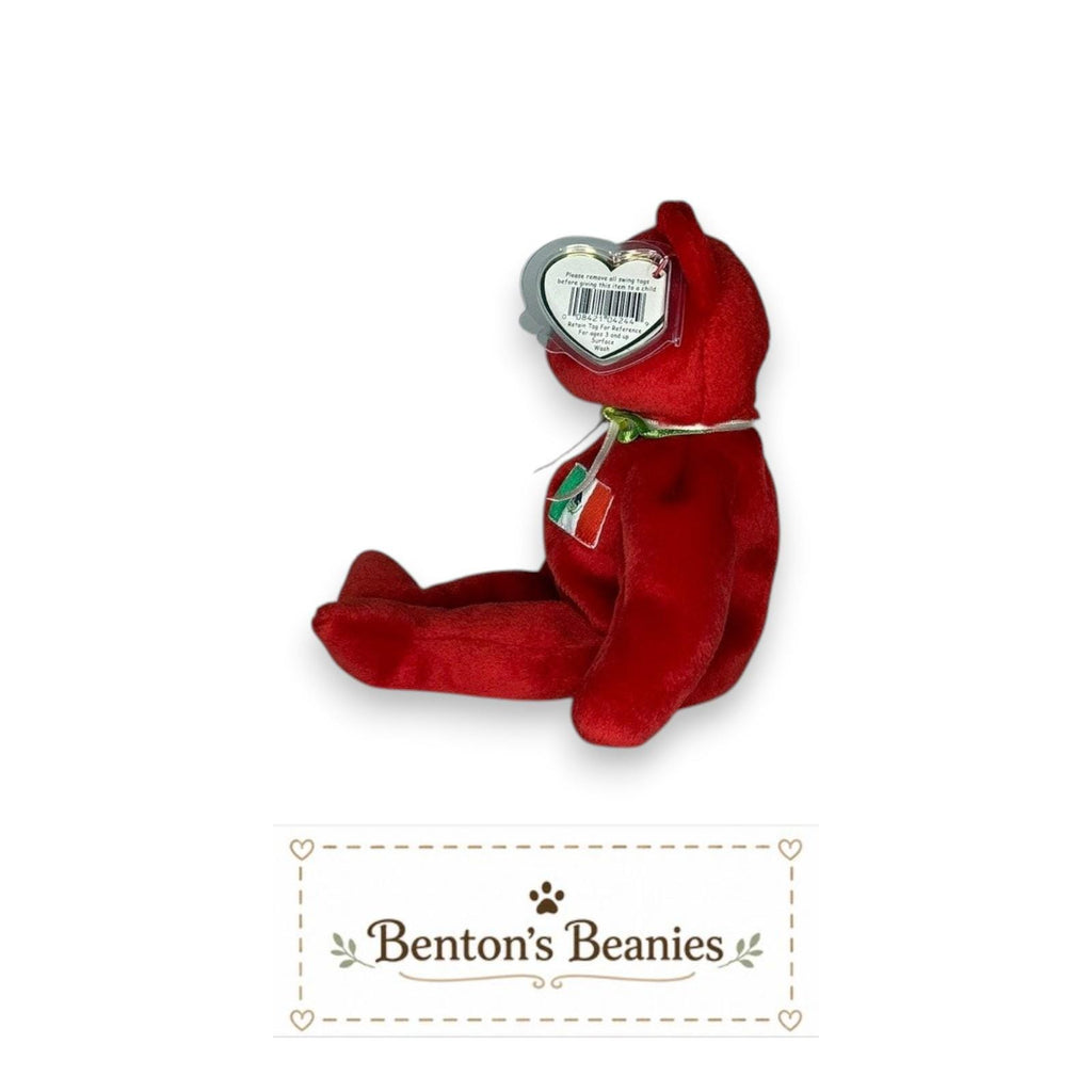 Osito the Bear TY Beanie Baby | Mint Heart/Tush Tag