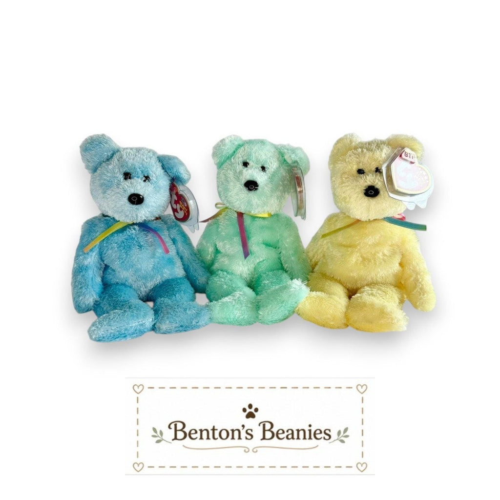 Sherbet the Bear Collection TY Beanie Baby | Mint Heart & Tush Tag