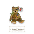 Speckles the Bear TY Beanie Baby | Mint Heart & Tush Tag