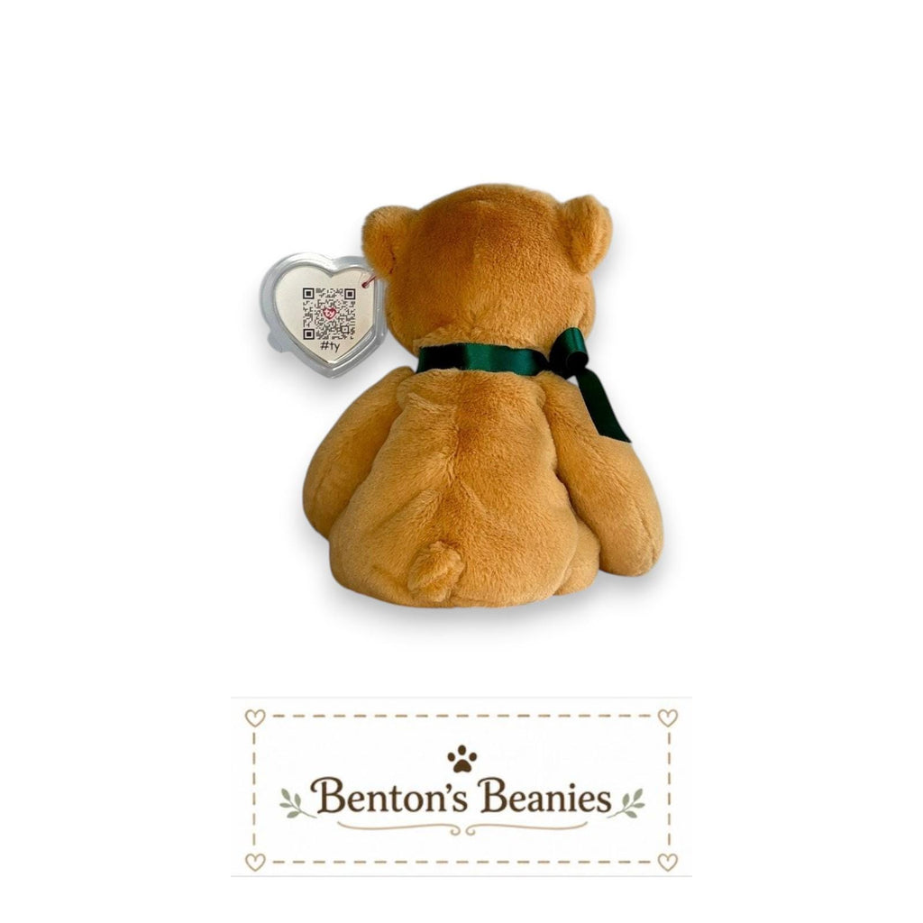 Winston the Bear TY Beanie Baby | Mint Heart/Tush Tag NEW
