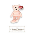 Cure the Bear TY Beanie Baby | Mint Heart & Tush Tag