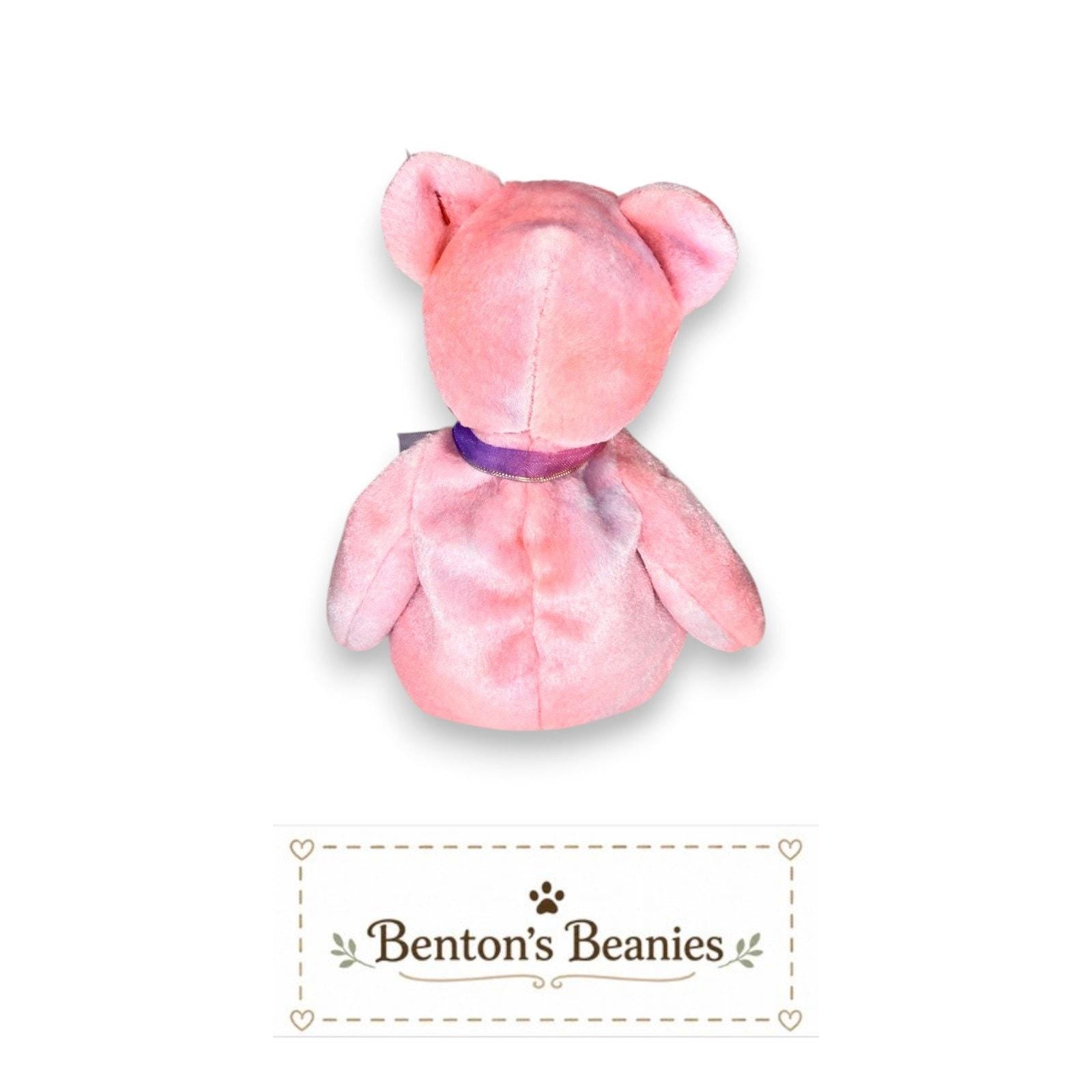 Mum the Bear TY Beanie Baby | Mint Heart & Tush Tag