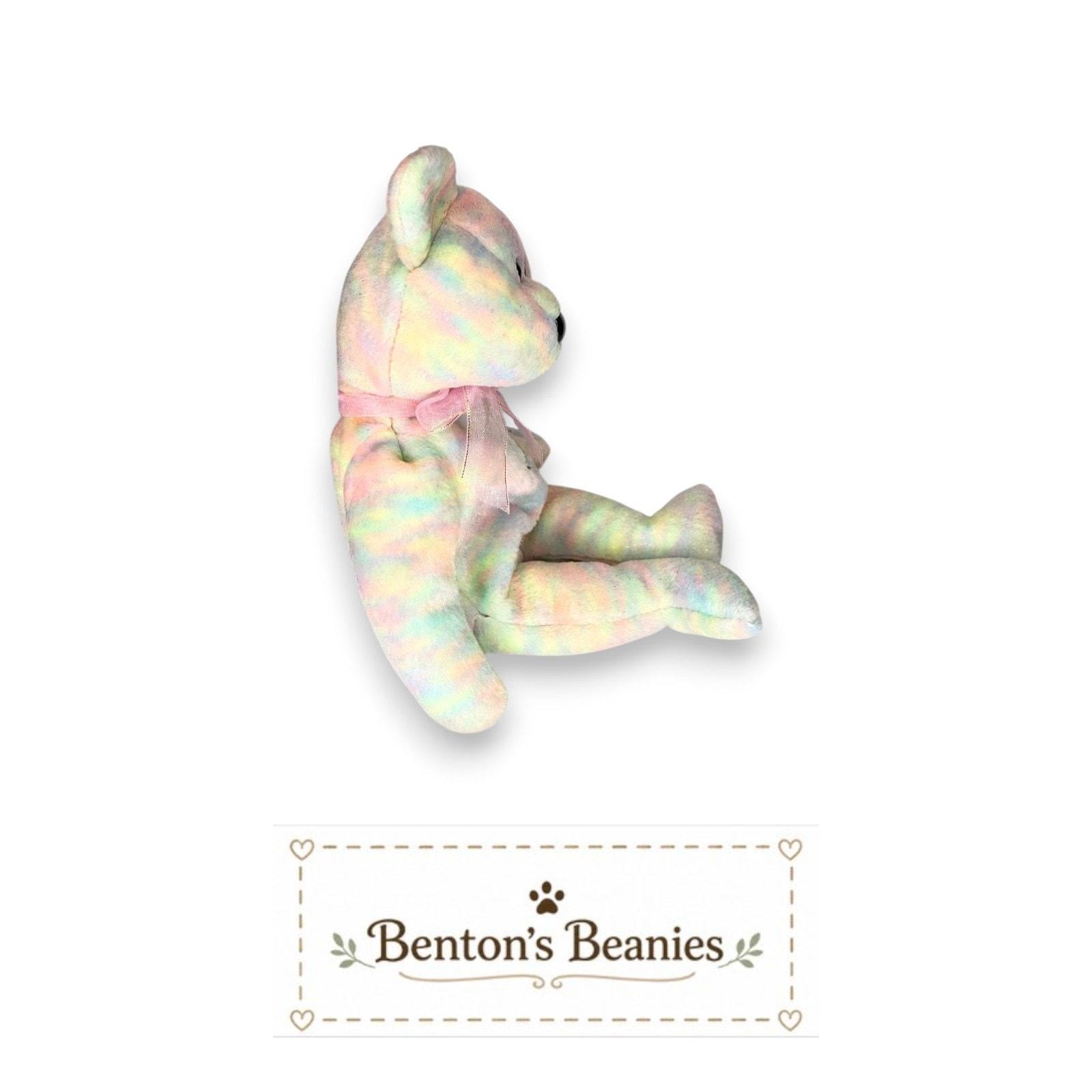 Celebrate the Bear TY Beanie Baby | Mint Heart & Tush Tag