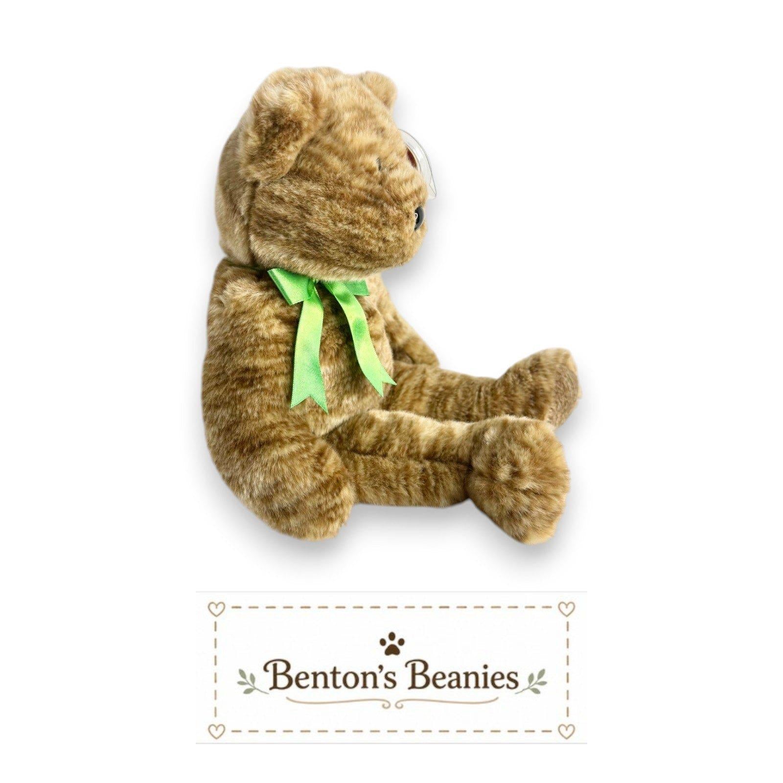 Billionaire the Bear Ty Beanie Buddy | Fortune Friend | Mint Heart Tag