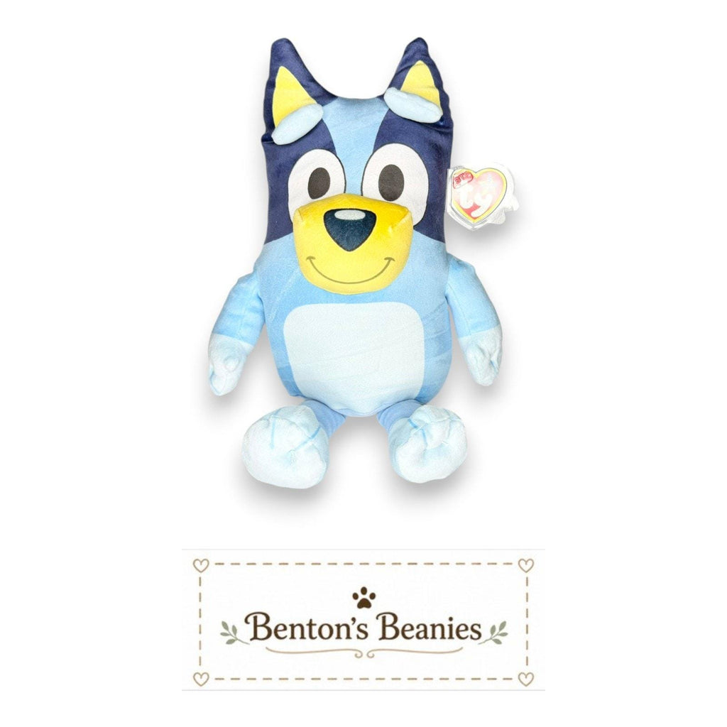 Bluey Official TY Beanie Buddies | Mint Heart & Tush Tags