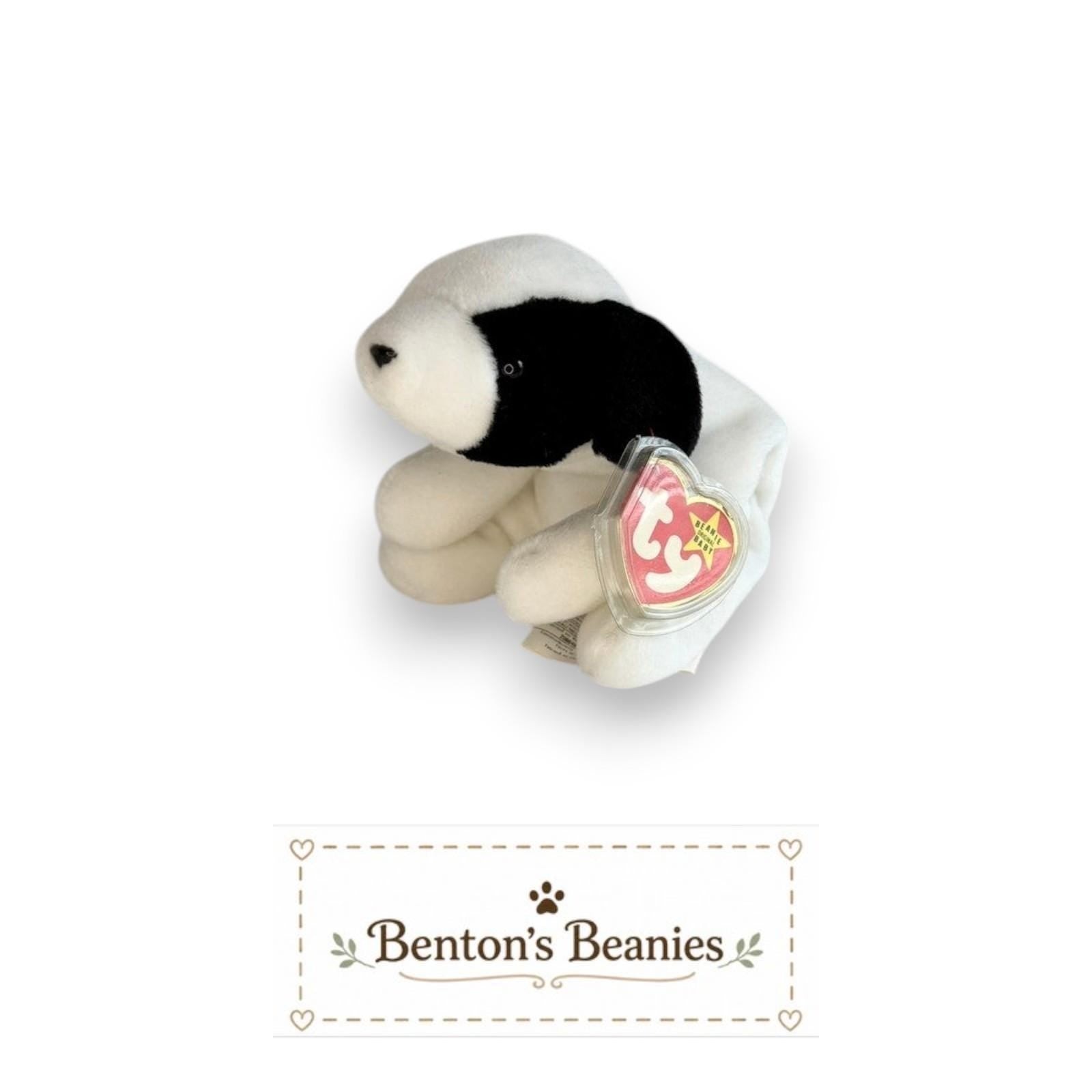 Spot the Dog TY Beanie Baby | Mint Heart & Tush Tag