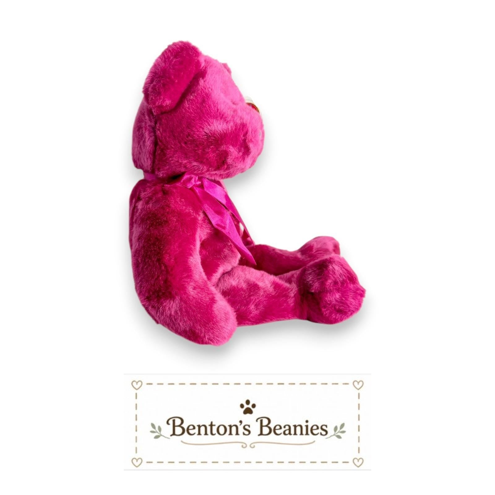 Valentina the Bear Ty Beanie Buddy | Sweetheart Keepsake | Mint Heart Tag