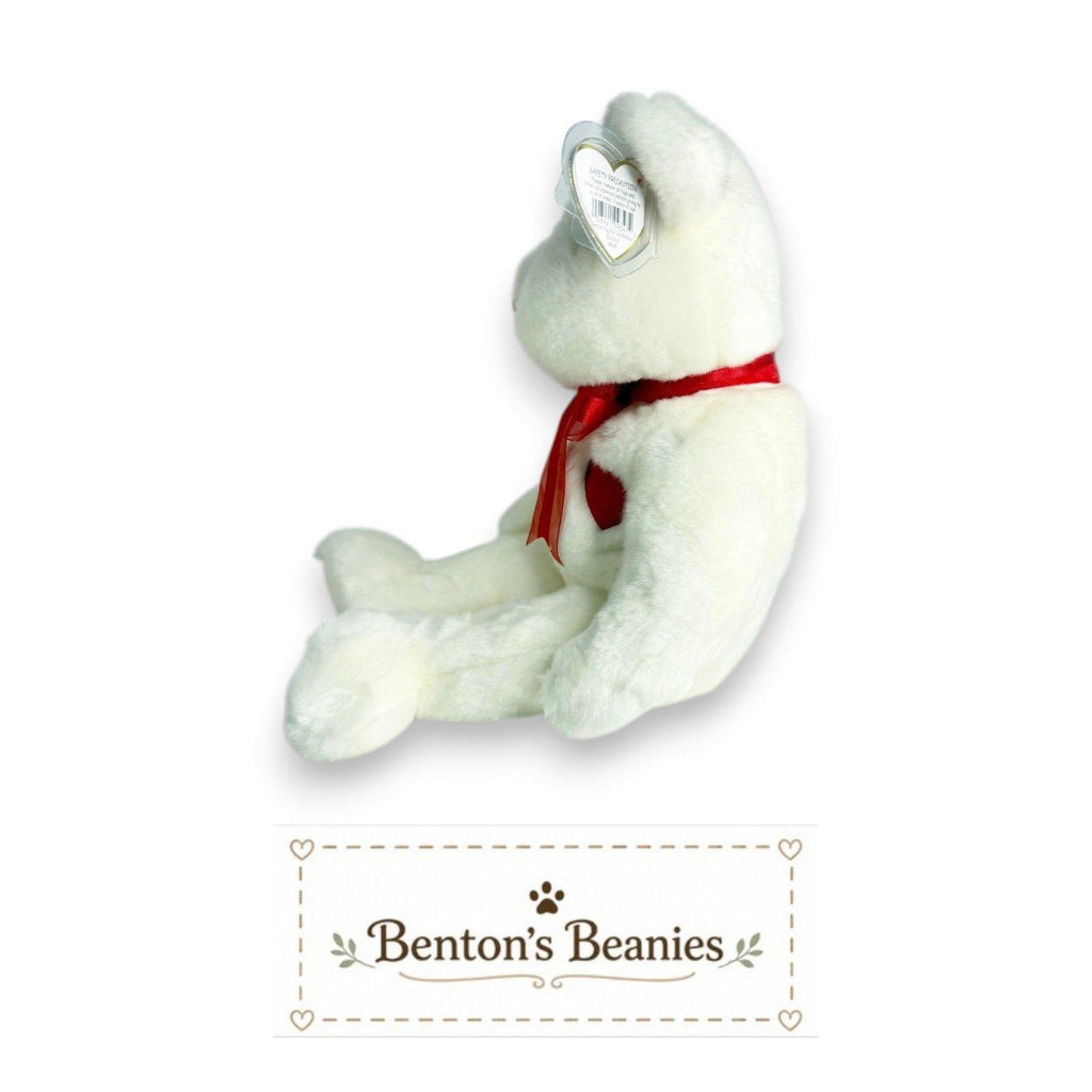 Valentino the Bear Ty Beanie Buddy | Heartfelt Friend | Mint Heart Tag