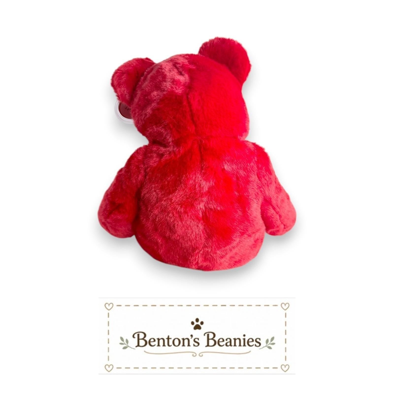 Number 1 Bear Ty Beanie Buddy | Champion Spirit | Mint Heart Tag