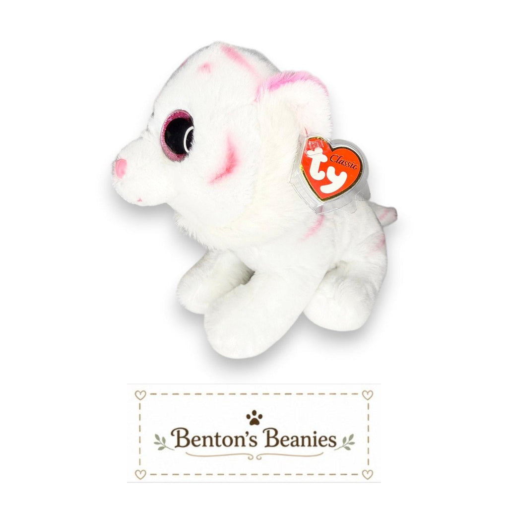 Tabor the Pink Tiger TY Classic | Mint Heart & Tush Tags