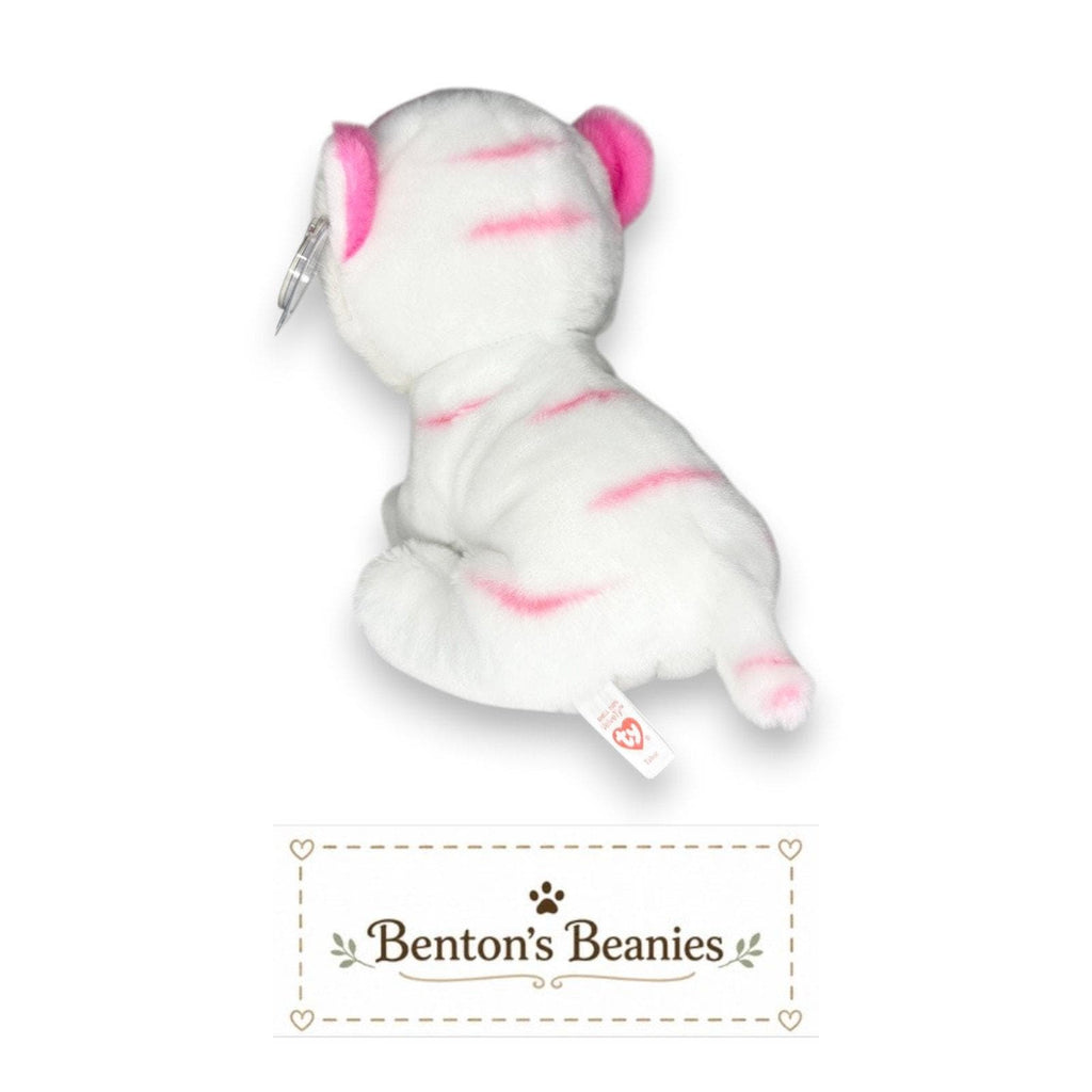 Tabor the Pink Tiger TY Classic | Mint Heart & Tush Tags