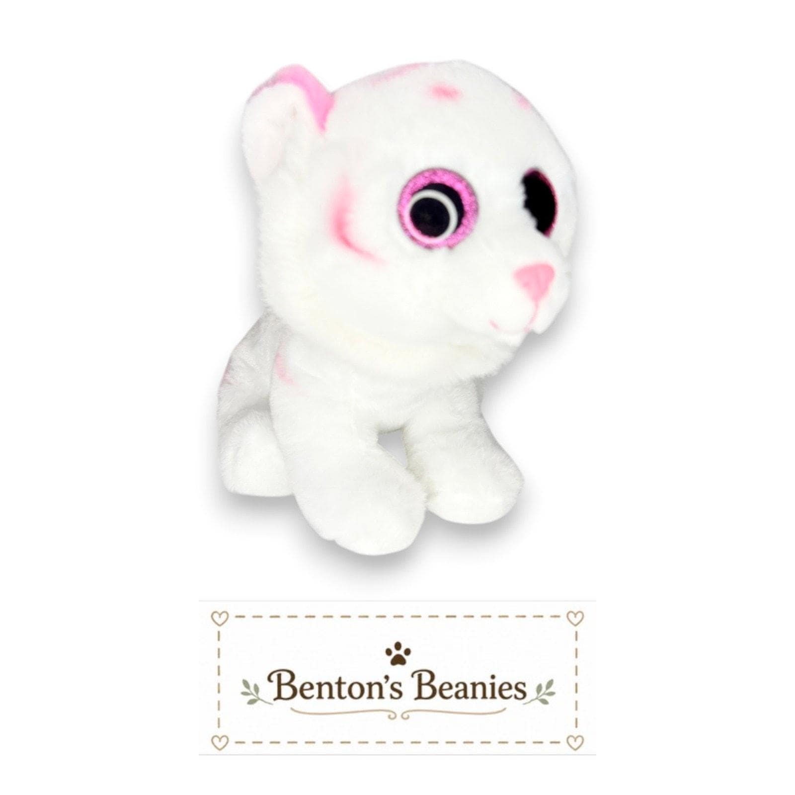Tabor the Pink Tiger TY Classic | Mint Heart & Tush Tags