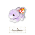 Dash the Rabbit TY Beanie Baby | Mint Heart & Tush Tag