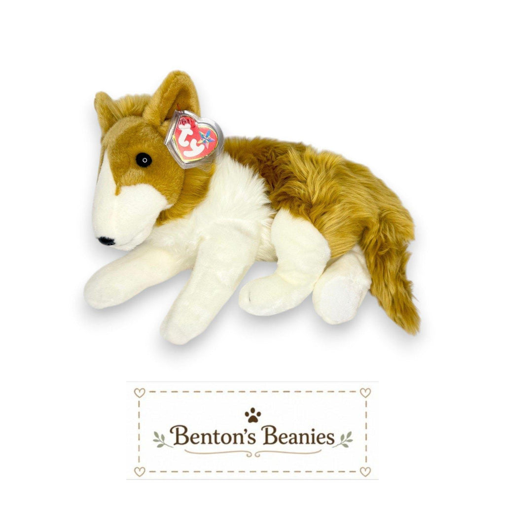 Cassie the Collie Ty Beanie Buddy | Faithful Friend | Mint Heart Tag