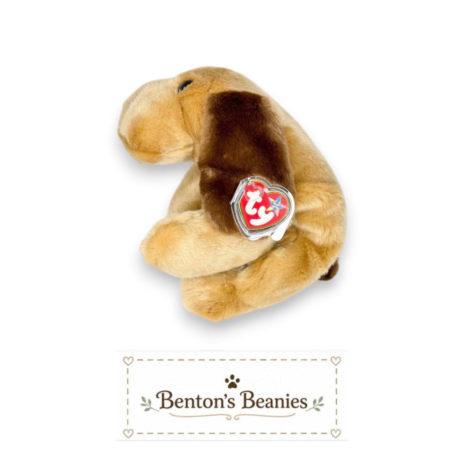Bones the Dog Ty Beanie Buddy | Best Friend Forever | Mint Heart Tag