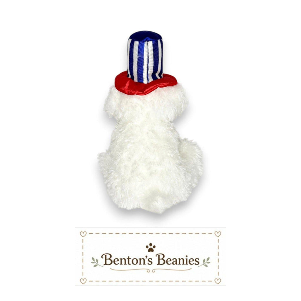 First Dog Ty Beanie Buddy | Presidential Patriotic Pup | Mint Heart Tag