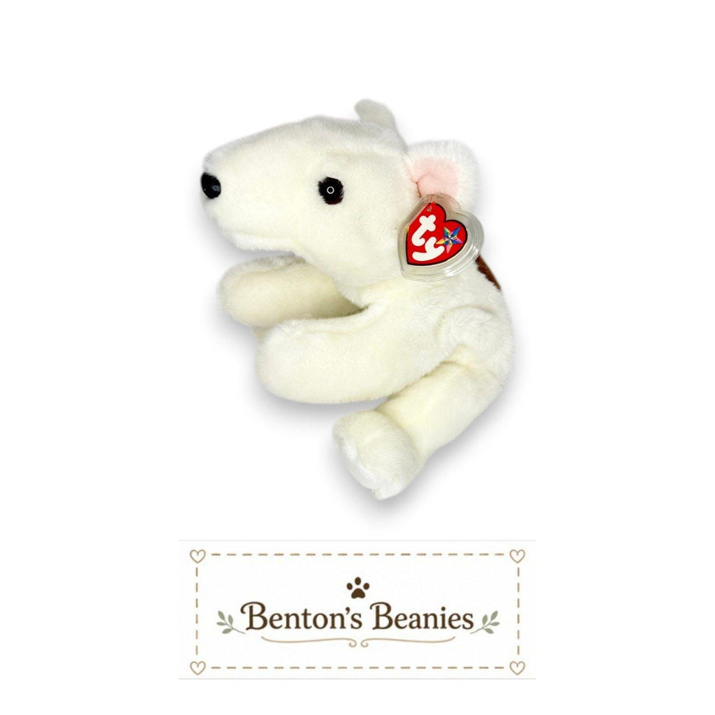 Butch the Dog Ty Beanie Buddy | Loyal Sidekick | Mint Heart Tag