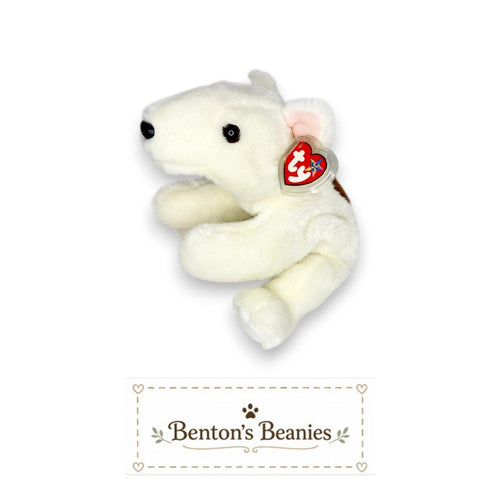 Butch the Dog Ty Beanie Buddy | Loyal Sidekick | Mint Heart Tag