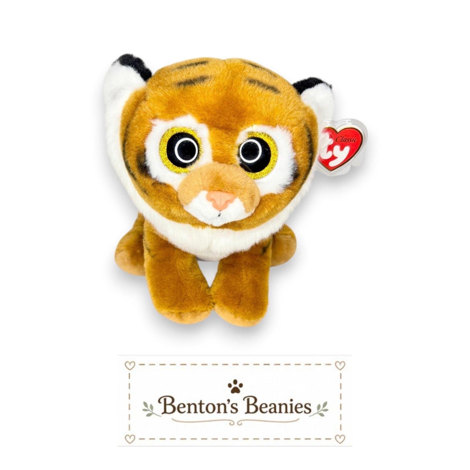 Tiggs the Tiger Ty Classic | Gentle Jungle Friend | Mint Heart Tag