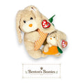 Veggies Ty Beanie Baby & Buddy | Garden Snack Bunny | Mint Heart Tags