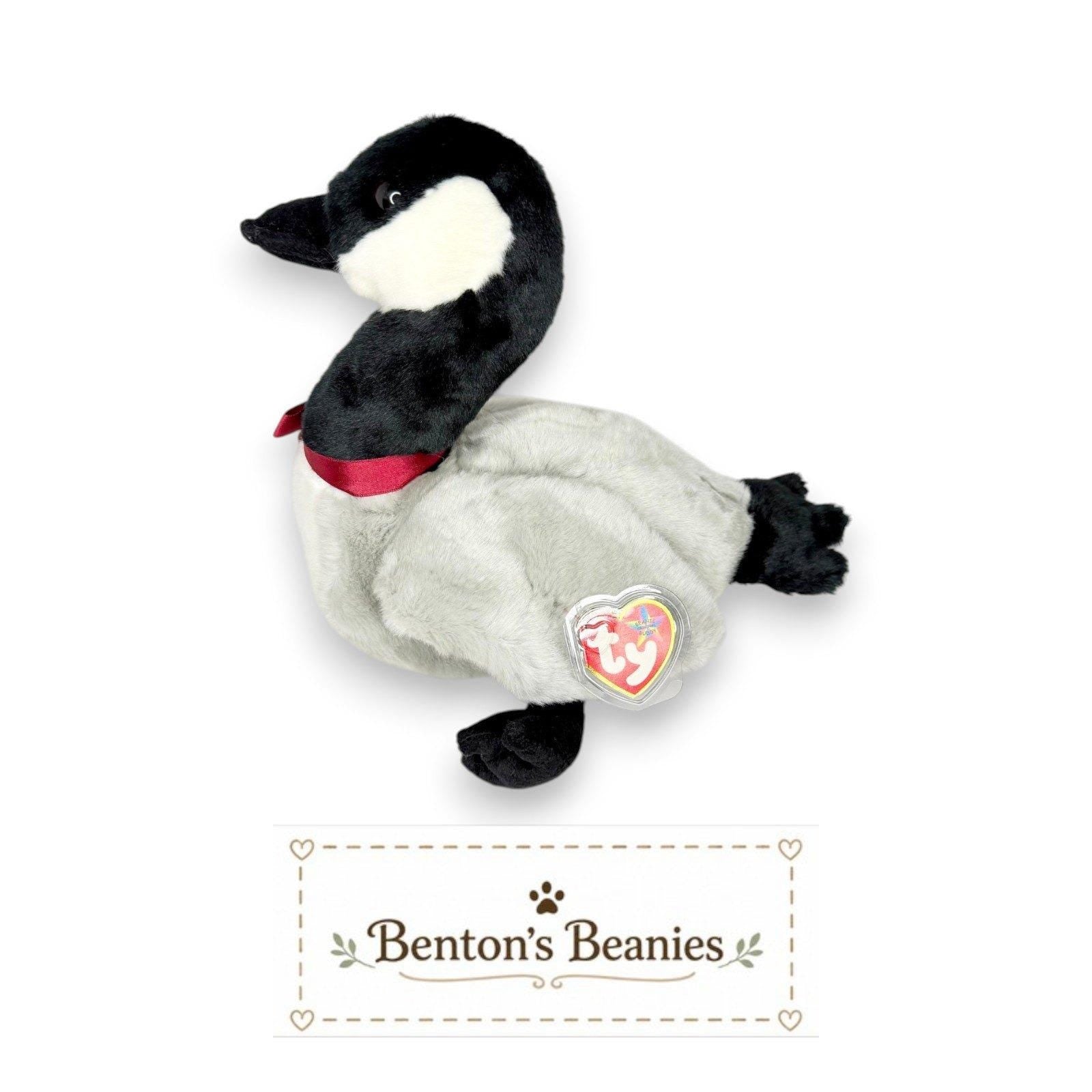 Loosy the Goose Ty Beanie Buddy | Lakeside Wanderer | Mint Heart Tag