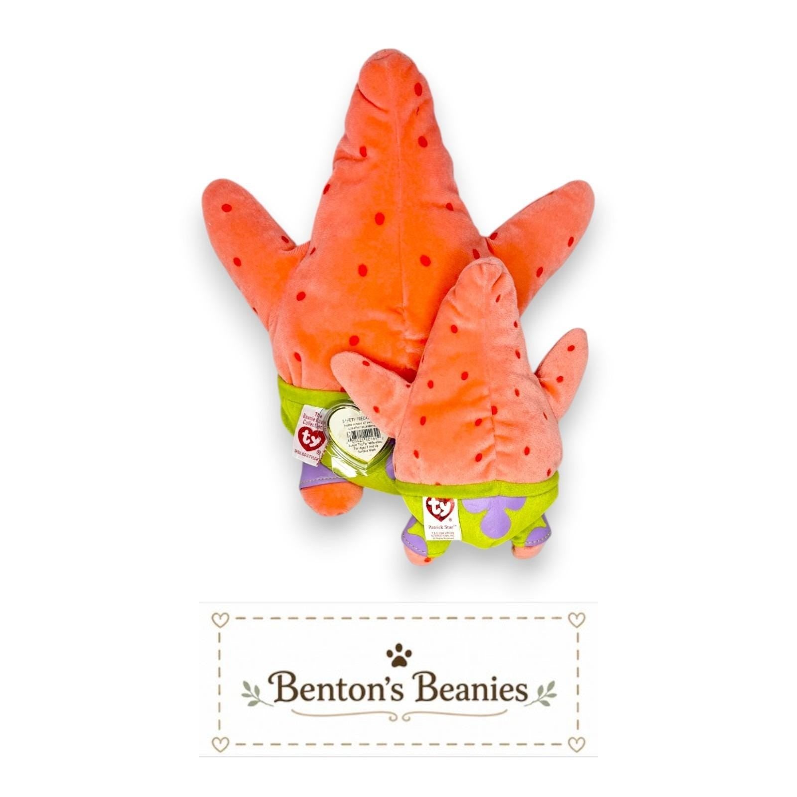 Patrick Star Ty Beanie Baby & Buddy | Bikini Bottom Bestie | See Tag Photos