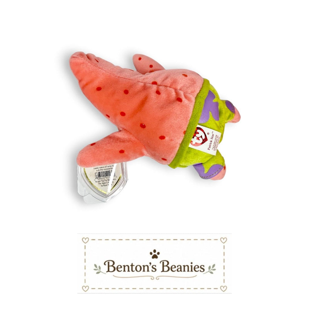 Patrick Star Ty Beanie Baby & Buddy | Bikini Bottom Bestie | See Tag Photos