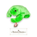 Legs the Frog Ty Beanie Buddy | Lily Pad Leaper | Mint Heart Tag
