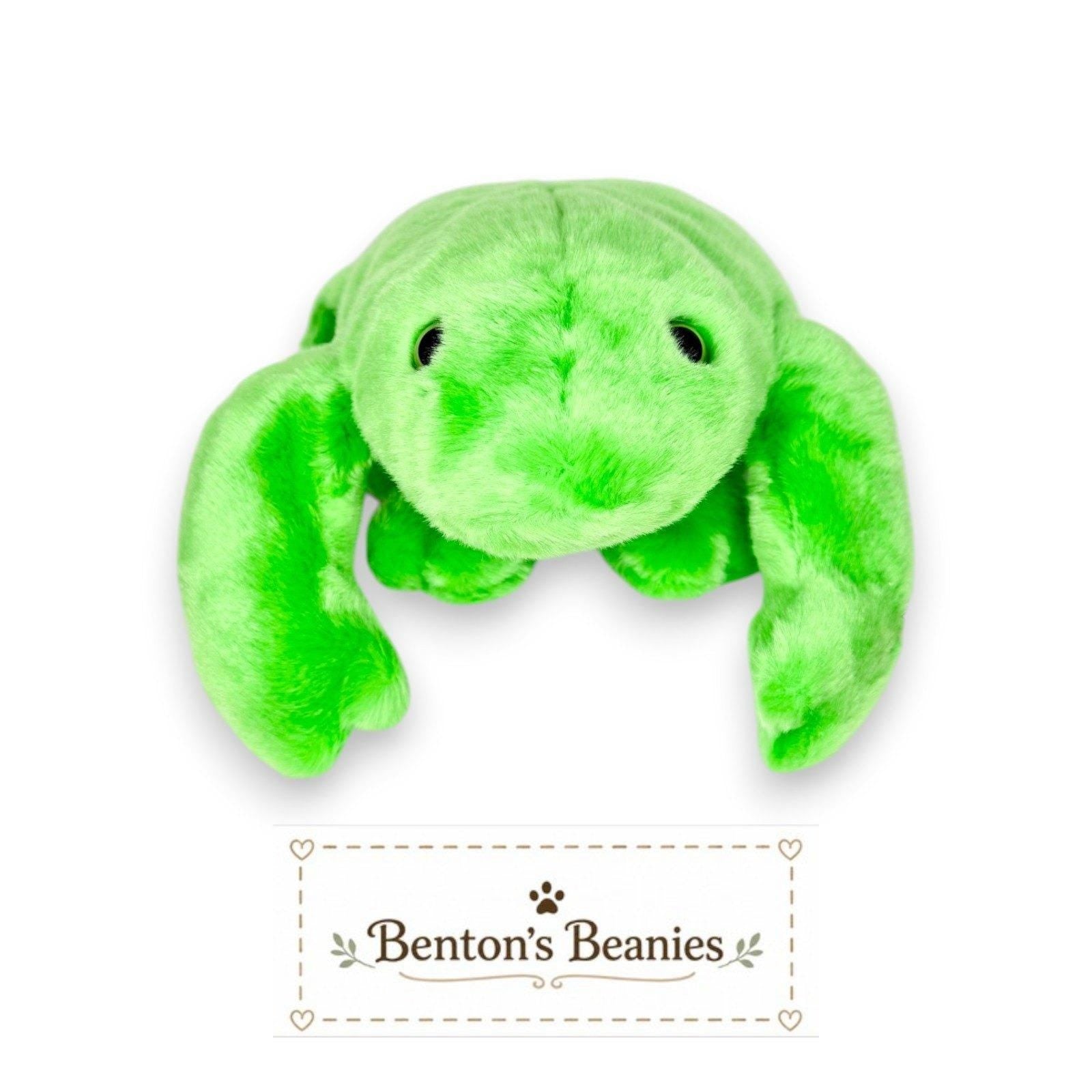 Legs the Frog Ty Beanie Buddy | Lily Pad Leaper | Mint Heart Tag