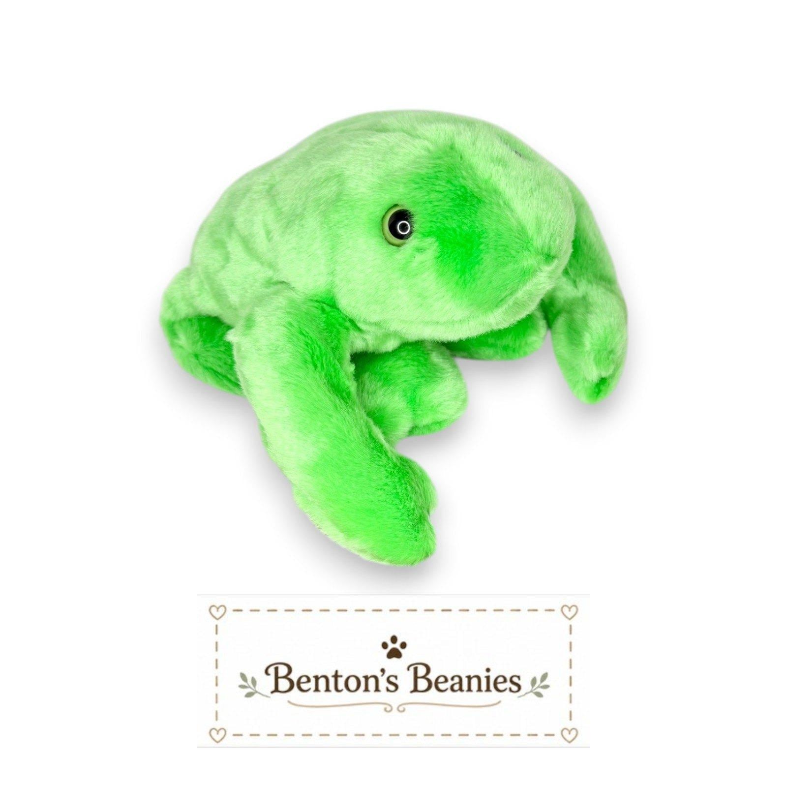 Legs the Frog Ty Beanie Buddy | Lily Pad Leaper | Mint Heart Tag